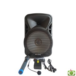Rose RS-1235 Portatif Seyyar El+Kafa Telsiz Mikrofonlu Ses Sistemi 150 Watt Rose RS-1235 Portatif Seyyar El+Kafa Telsiz Mikrofonlu Ses Sistemi 150 Watt