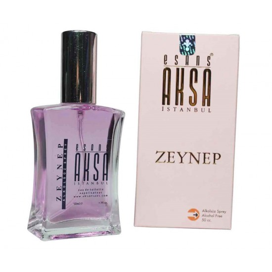 Zeynep Alkolsüz Parfüm 50 cc - Aksa Esans Zeynep Alkolsüz Parfüm 50 cc - Aksa Esans